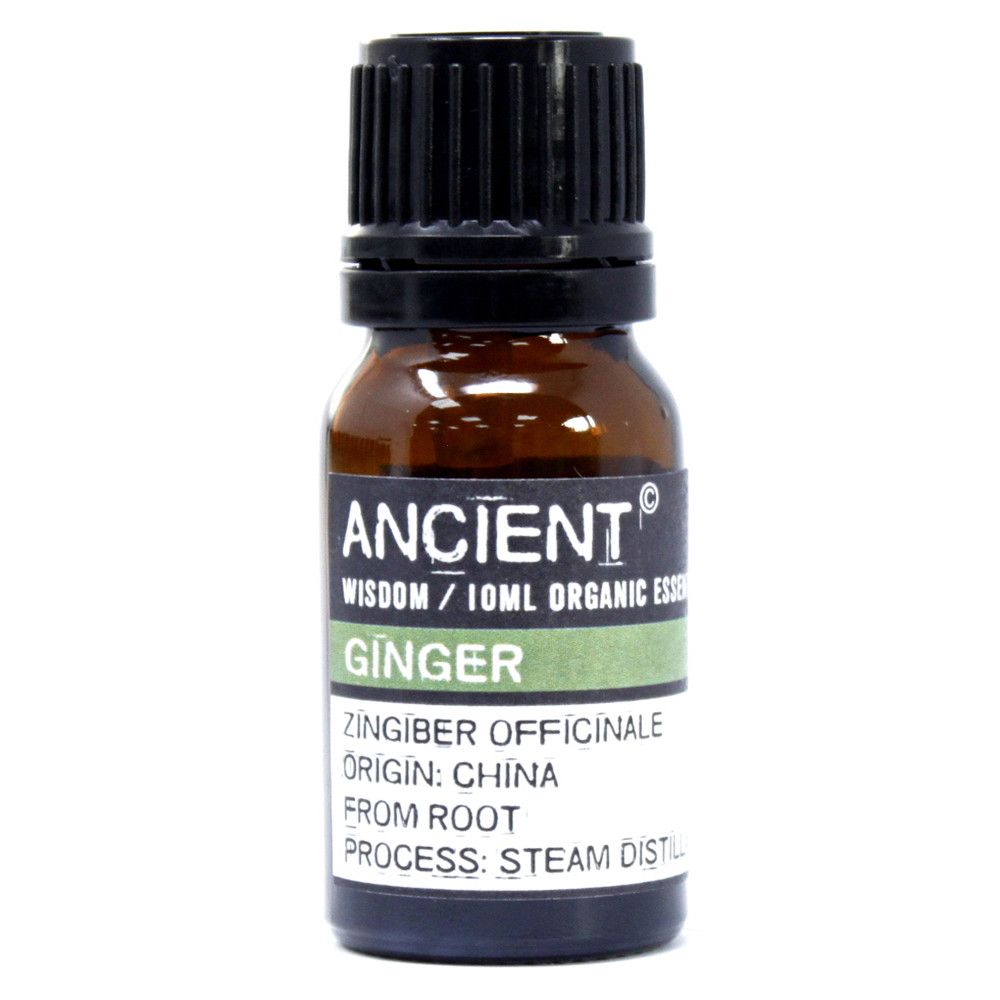 Óleo Essencial Biológico de Gengibre 100% Puro – 10 ml | Ancient Wisdom