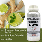 Óleo de Fragrância Puro Gengibre e Lima – 500 ml | Ancient Wisdom
