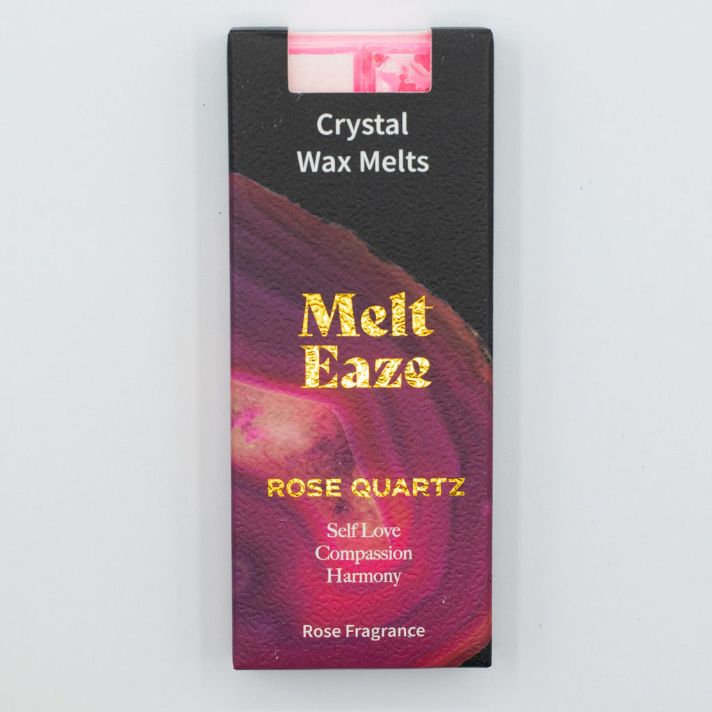 Cera Perfumada MeltEaze com Quartzo Rosa – Rosa, 50 g | Ancient Wisdom
