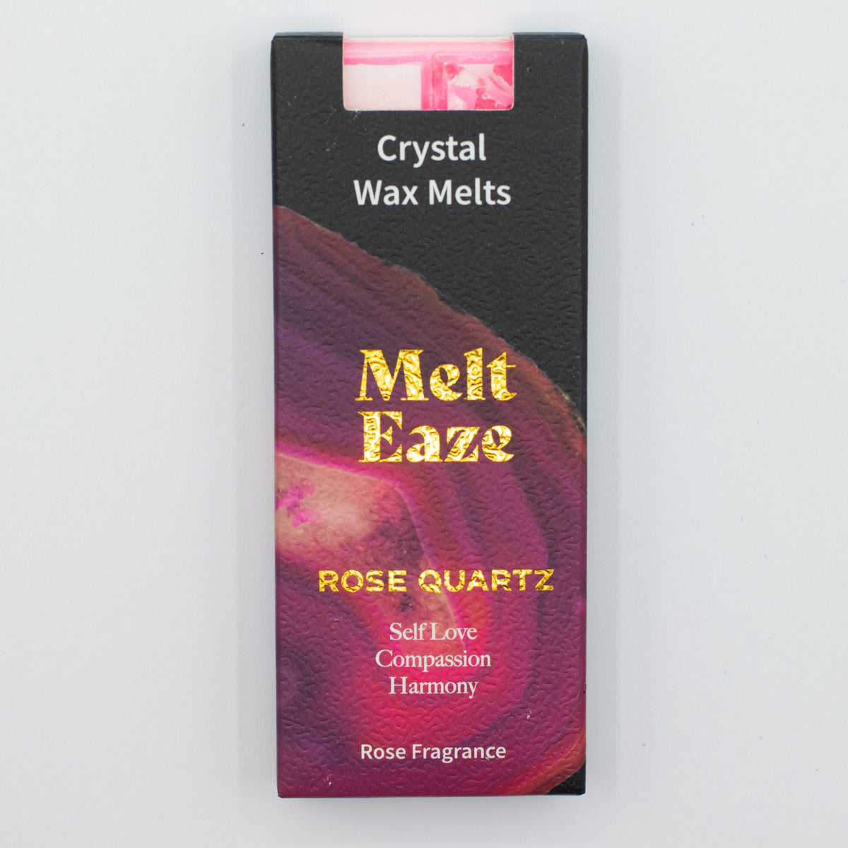 Cera Perfumada MeltEaze com Quartzo Rosa – Rosa, 50 g | Ancient Wisdom