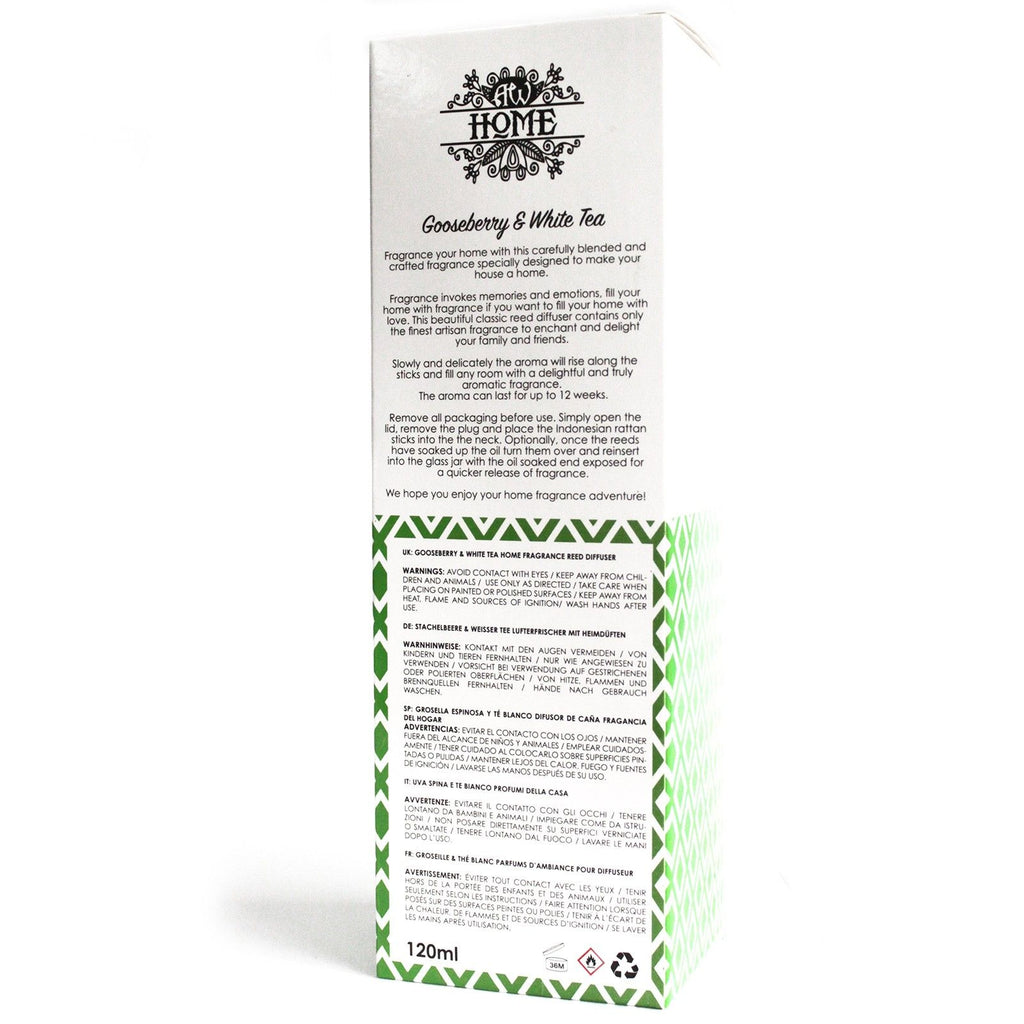 Difusor de Varetas Groselha e Chá Branco – 120 ml | Ancient Wisdom