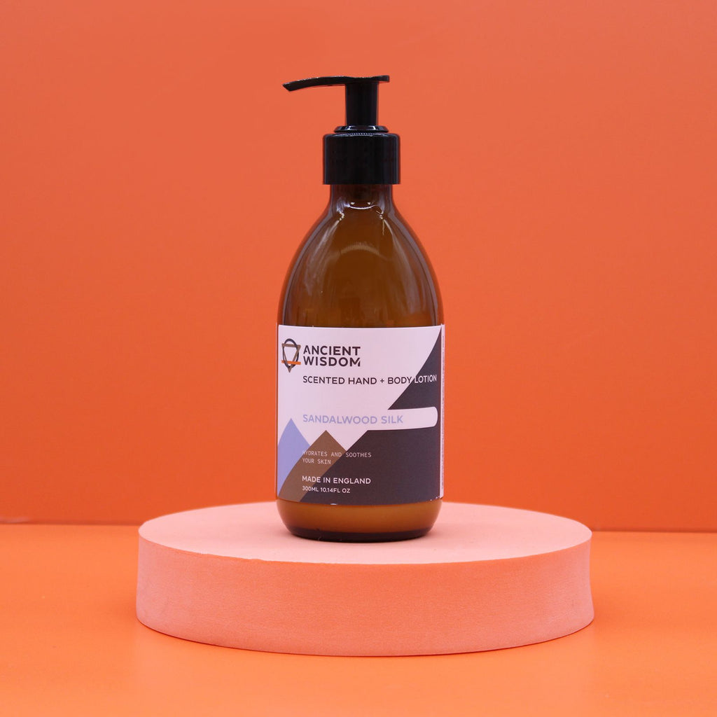 Loção de Mãos e Corpo Seda de Sândalo – 300 ml | Ancient Wisdom