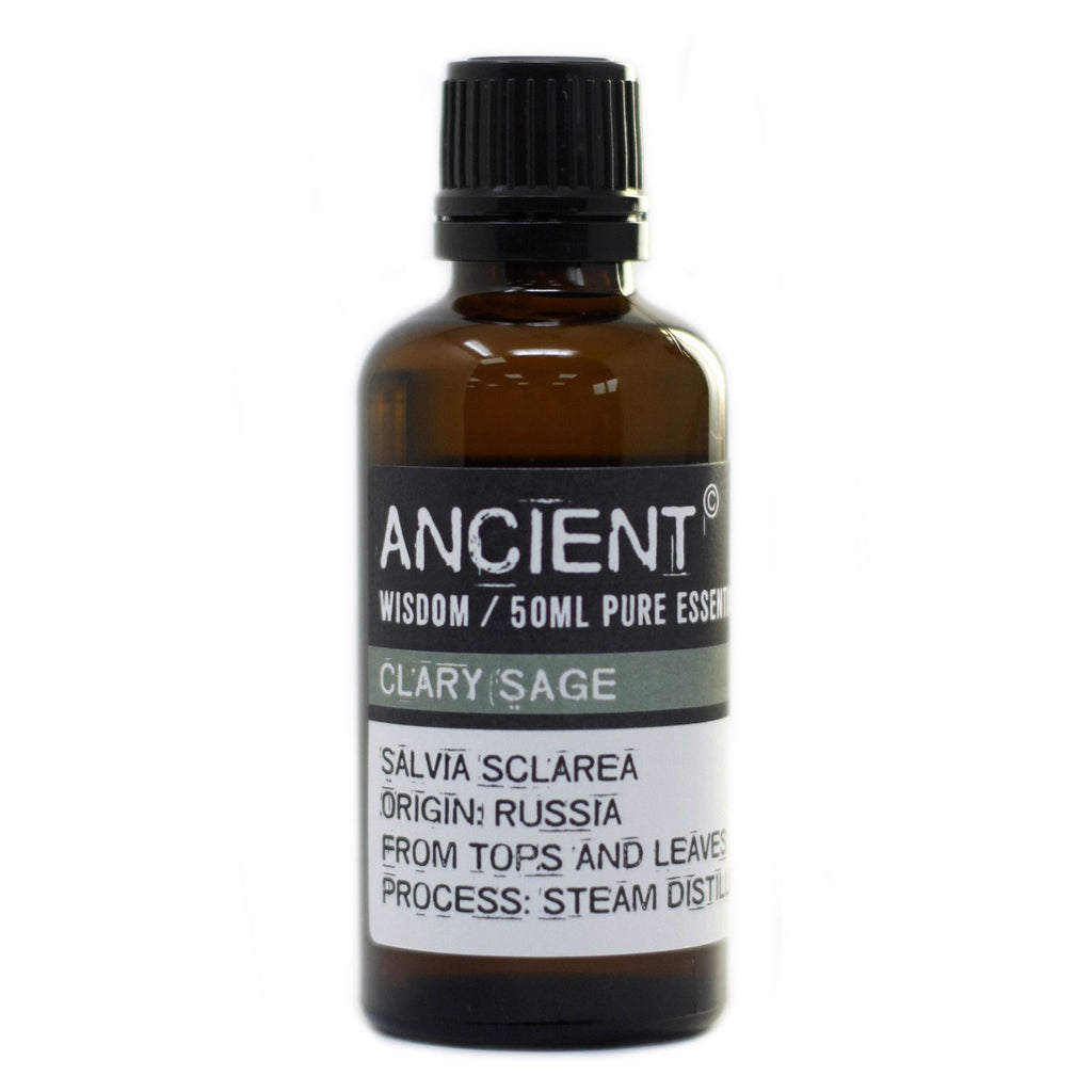 Óleo Essencial de Sálvia-Esclareia 100% Puro – 50 ml | Ancient Wisdom