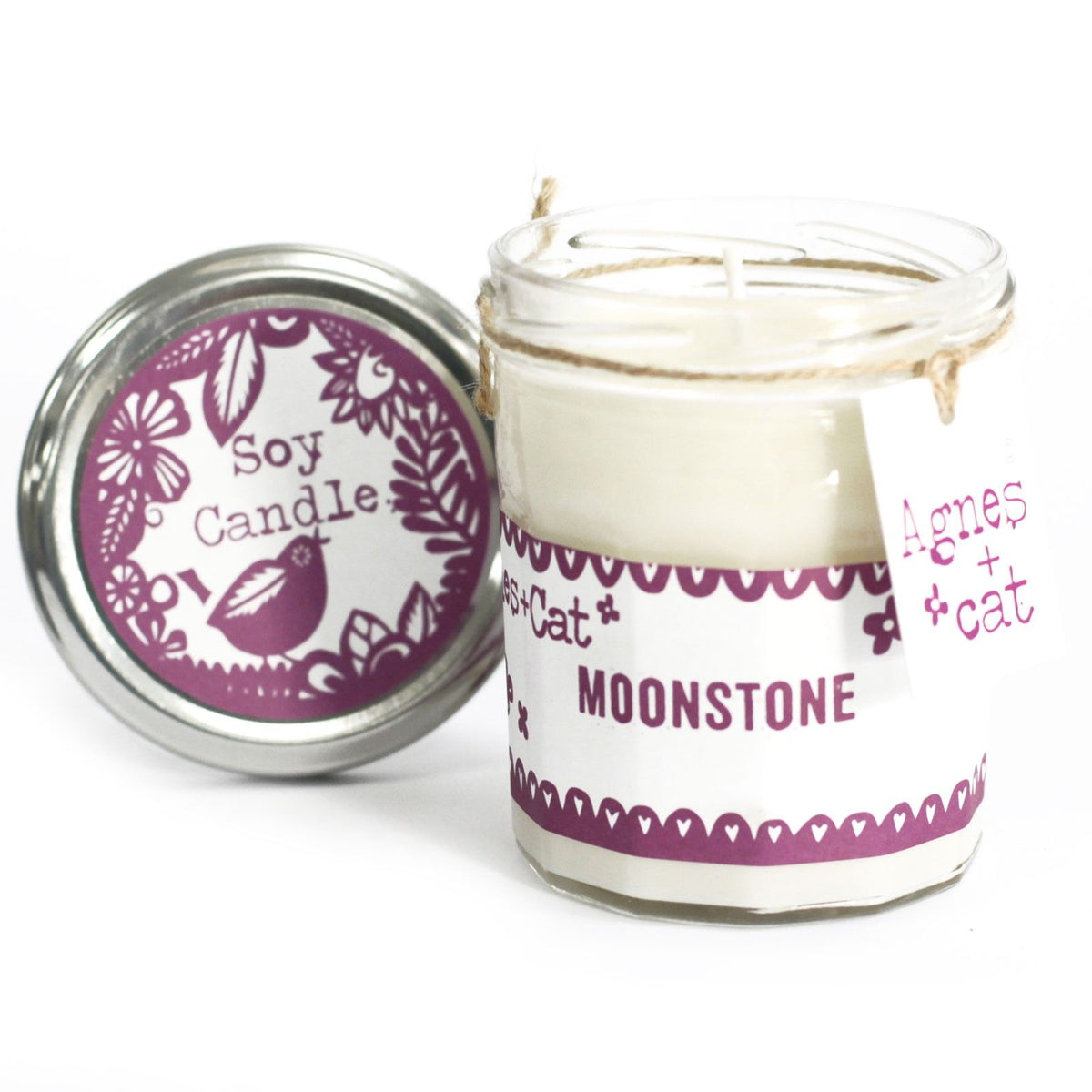 Vela de Soja em Frasco de Compota – Moonstone – 220 ml | Agnes + Cat