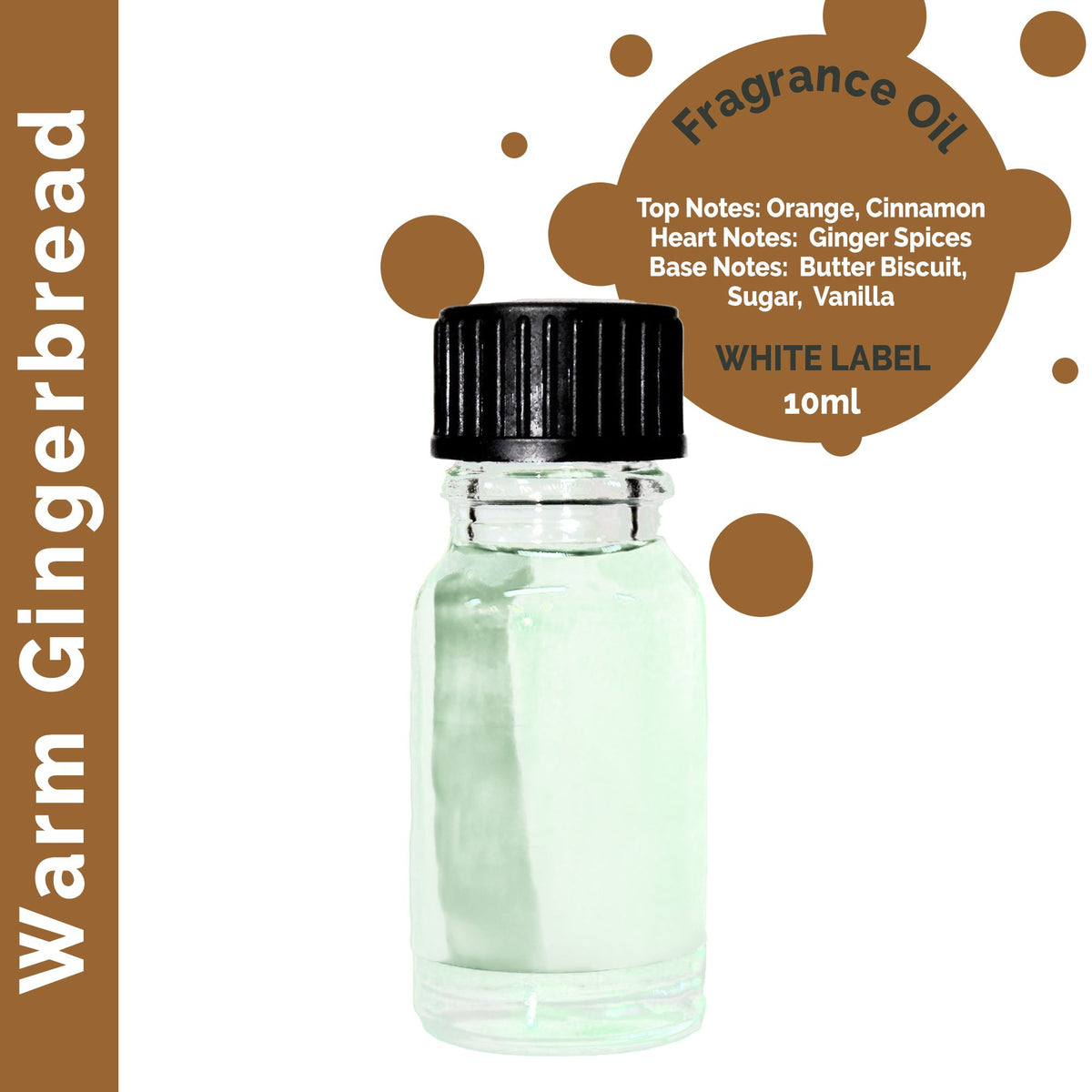 Óleo de Fragrância Bolo de Gengibre – 10 ml sem Rótulo | Ancient Wisdom