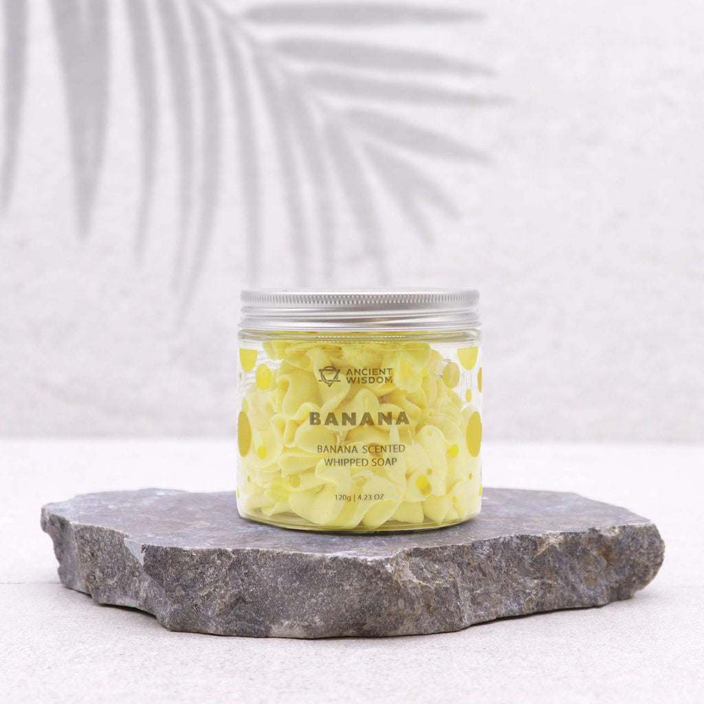 Sabonete Cremoso Batido Banana – 120 g | Ancient Wisdom