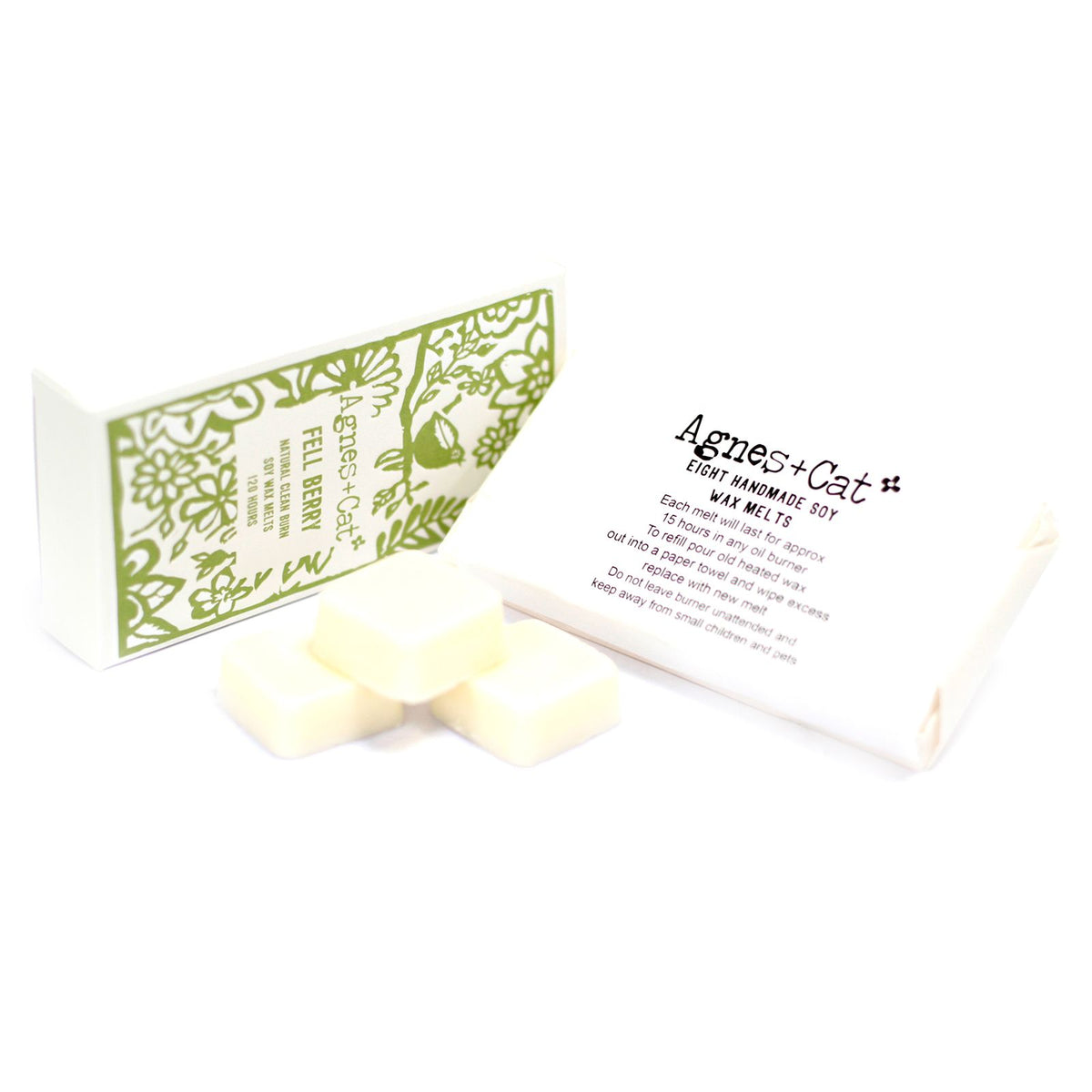 Caixa de 8 Ceras Perfumadas de Soja – Frutos Silvestres (Fell Berry) | Agnes + Cat