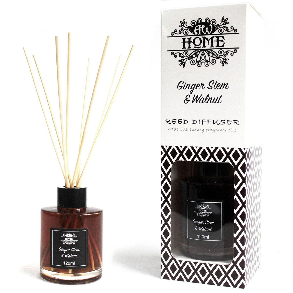 Difusor de Varetas Gengibre e Noz – 120 ml | Ancient Wisdom