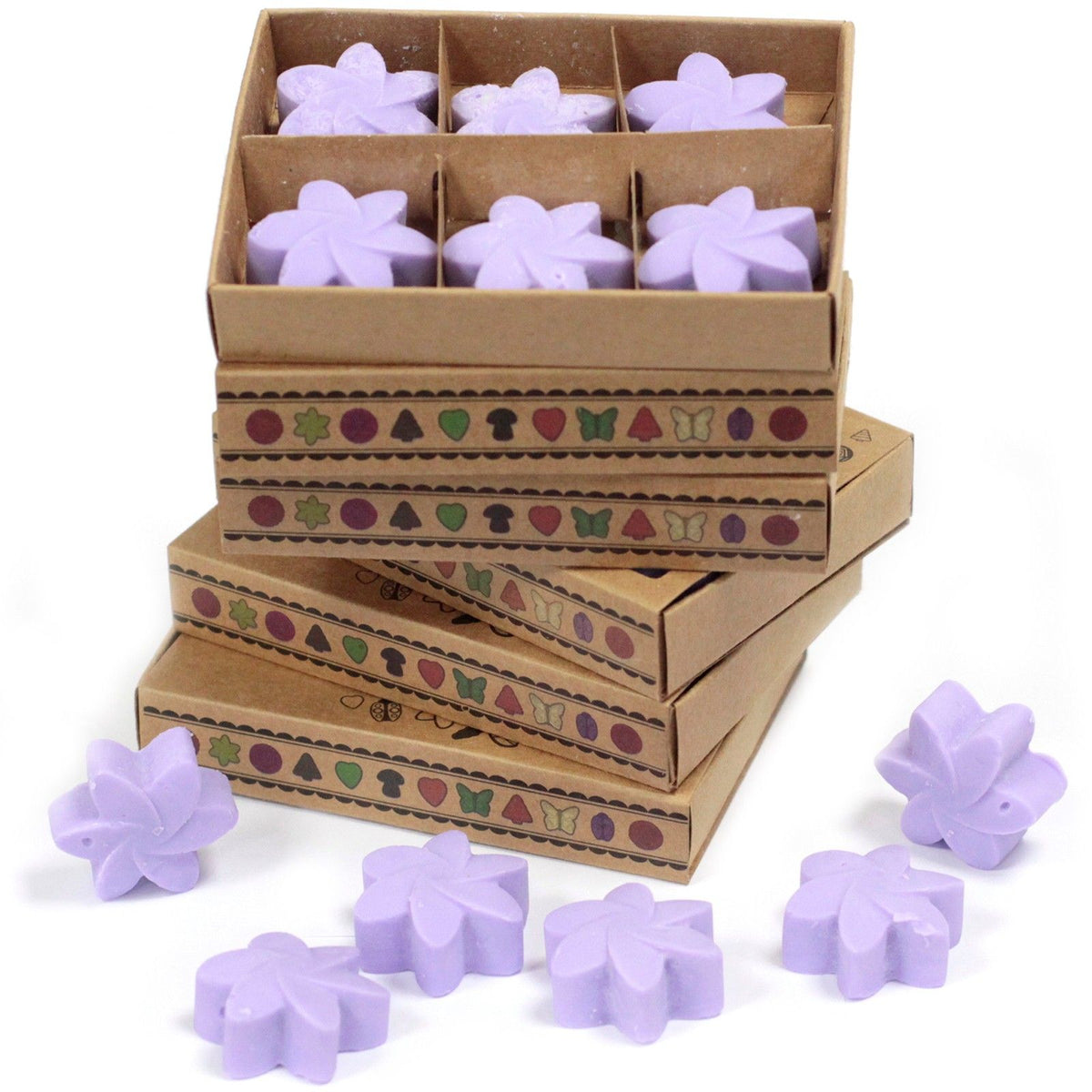 Conjunto de 6 Ceras Perfumadas – Campos de Lavanda (Lavender Fields) | Ancient Wisdom