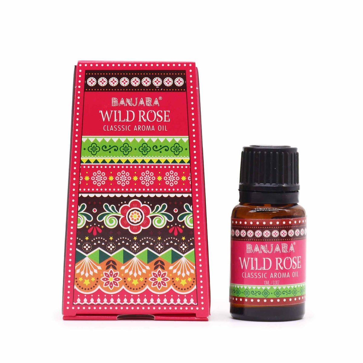 Óleo de Fragrância Indiano Banjara Rosa Silvestre – 10 ml | Ancient Wisdom