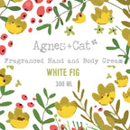 Creme de Mãos e Corpo Figo Branco – 300 ml | Agnes + Cat