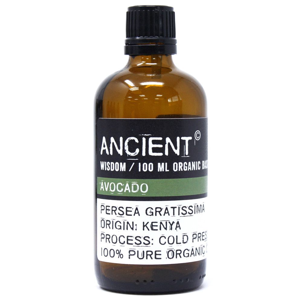Óleo Base Biológico de Abacate 100% Puro – 100 ml | Ancient Wisdom