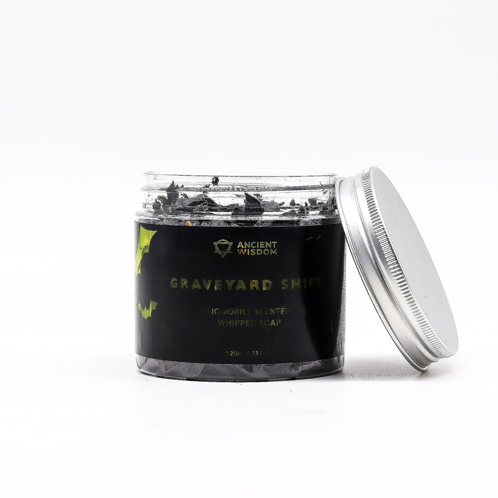 Sabonete Cremoso Batido Graveyard Shift – 120 g | Ancient Wisdom