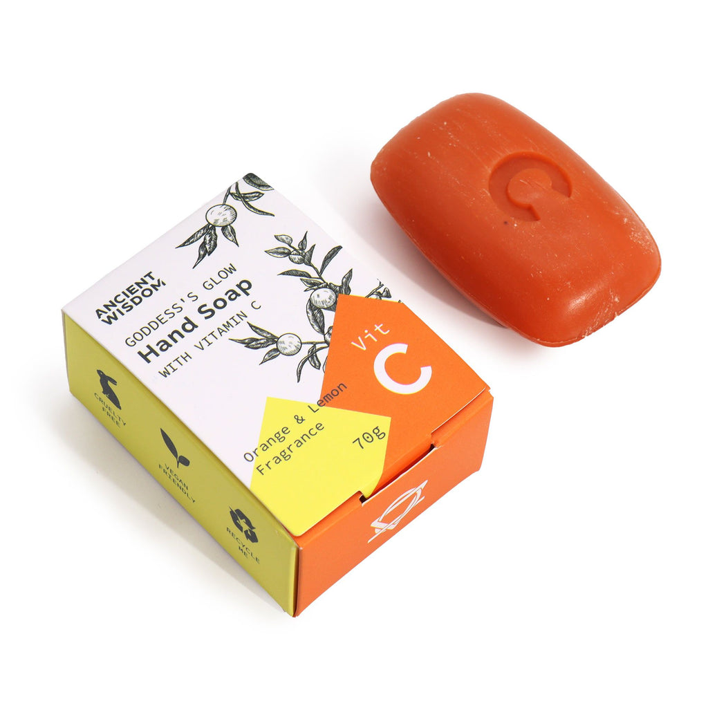 ANCIENT WISDOM - Sabonete de Mãos com Vitamina C, Laranja e Limão 70 g