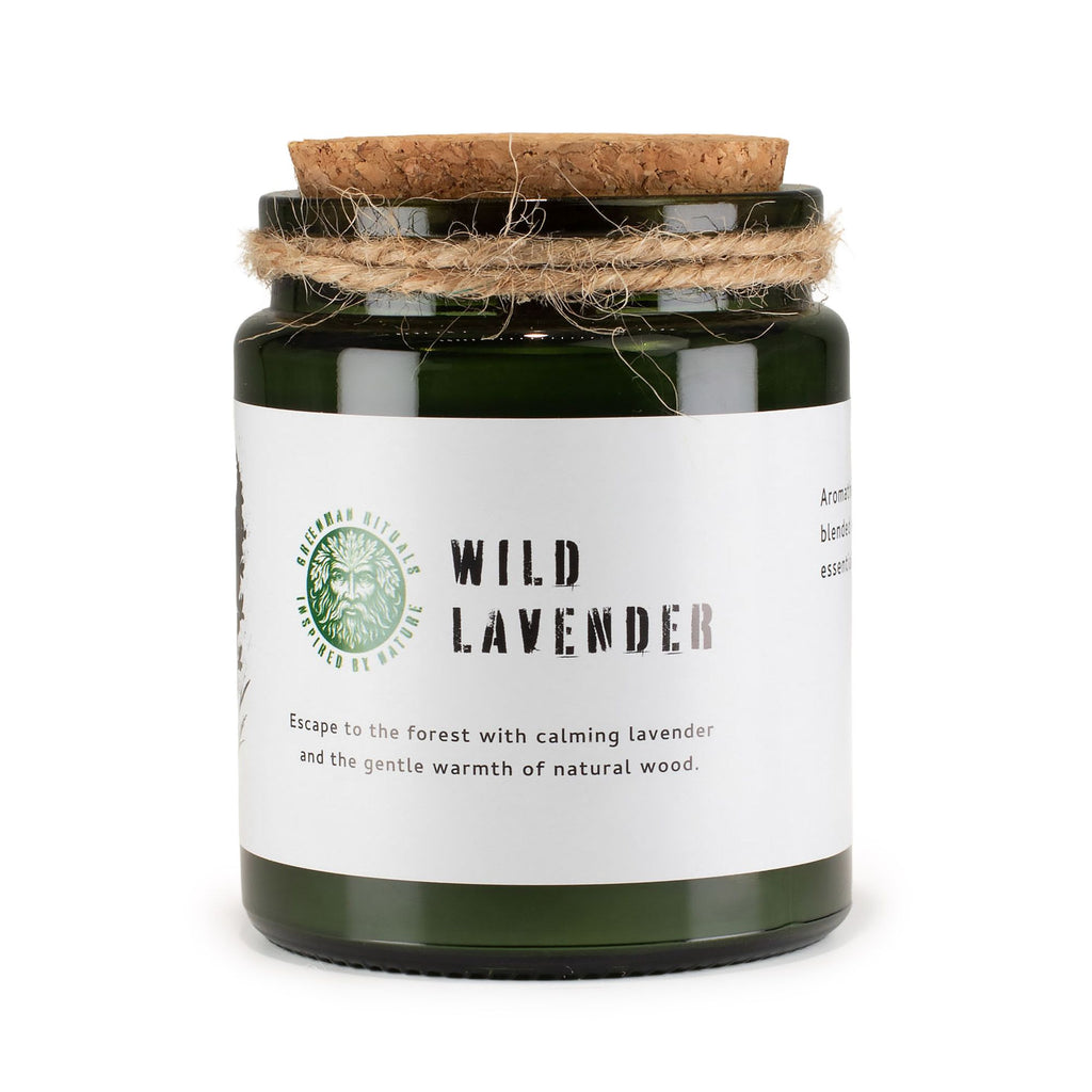 GREENMAN RITUALS - Vela de Soja com Pavio de Madeira Wild Lavender