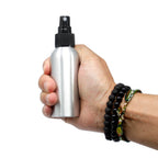 Frasco de Alumínio com Spray Preto – 100 ml | Ancient Wisdom