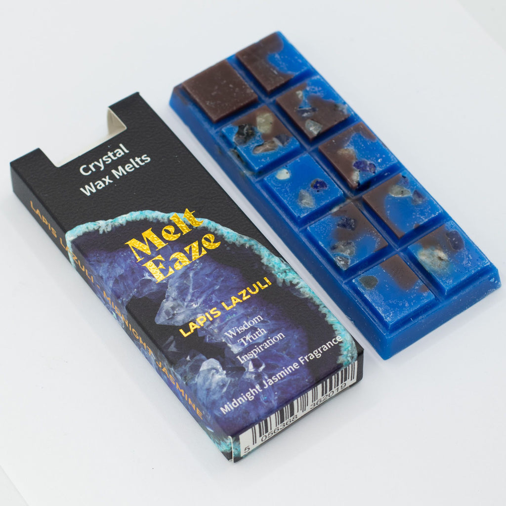 Cera Perfumada MeltEaze com Lápis-Lazúli – Jasmim da Meia-Noite, 50 g | Ancient Wisdom