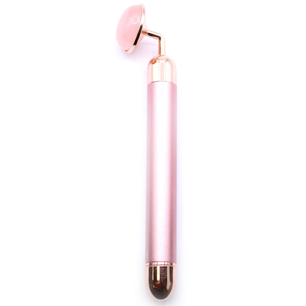 Massajador Facial Vibratório de Quartzo Rosa | Ancient Wisdom