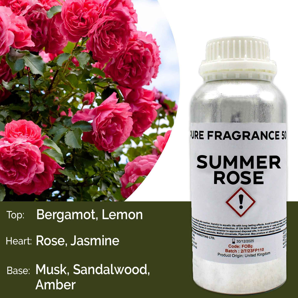 Óleo de Fragrância Puro Rosa de Verão – 500 ml | Ancient Wisdom