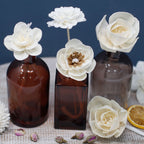 Flores para Difusor em Madeira de Sola – Rosa com Vareta | Ancient Wisdom