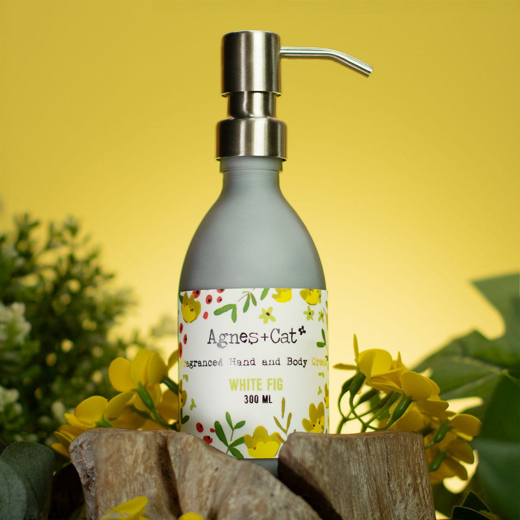 Creme de Mãos e Corpo Figo Branco – 300 ml | Agnes + Cat