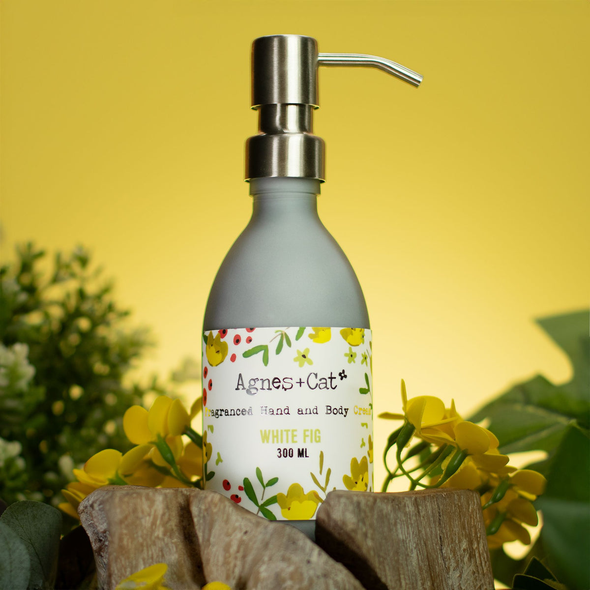 Creme de Mãos e Corpo Figo Branco – 300 ml | Agnes + Cat