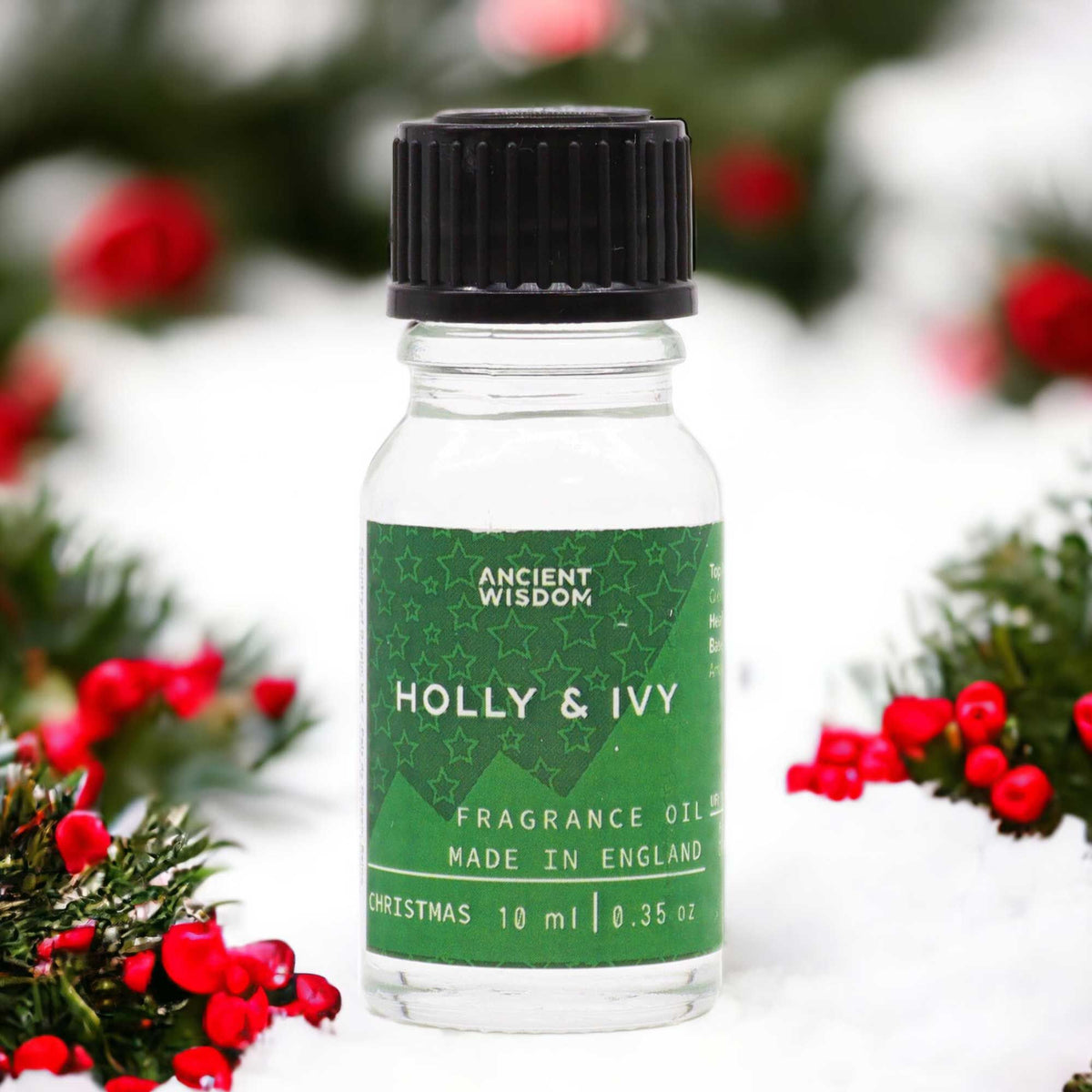 Óleo de Fragrância Azevinho e Hera – 10 ml | Ancient Wisdom