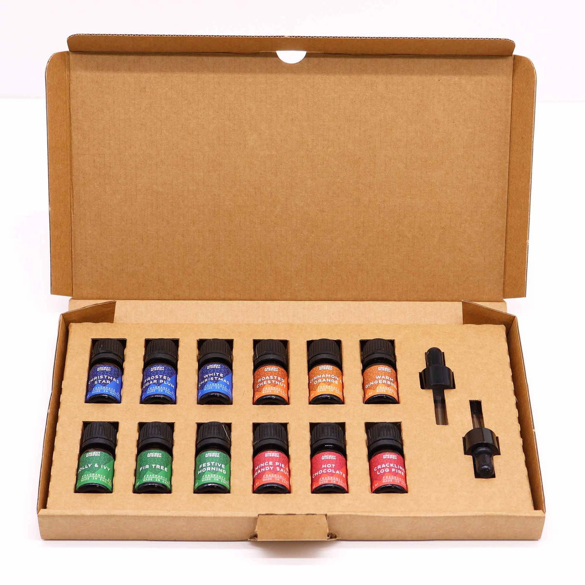 Conjunto de 12 Óleos de Fragrância de Natal "Delícias Festivas" – 12 × 5 ml | Ancient Wisdom