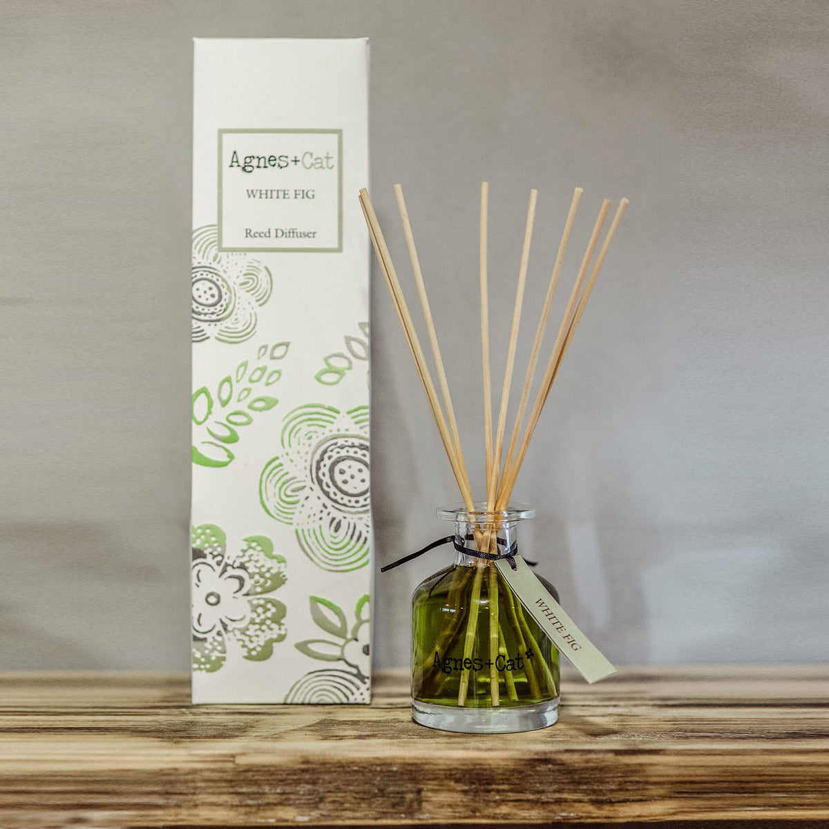 Difusor de Varetas Figo Branco – 140 ml | Agnes + Cat