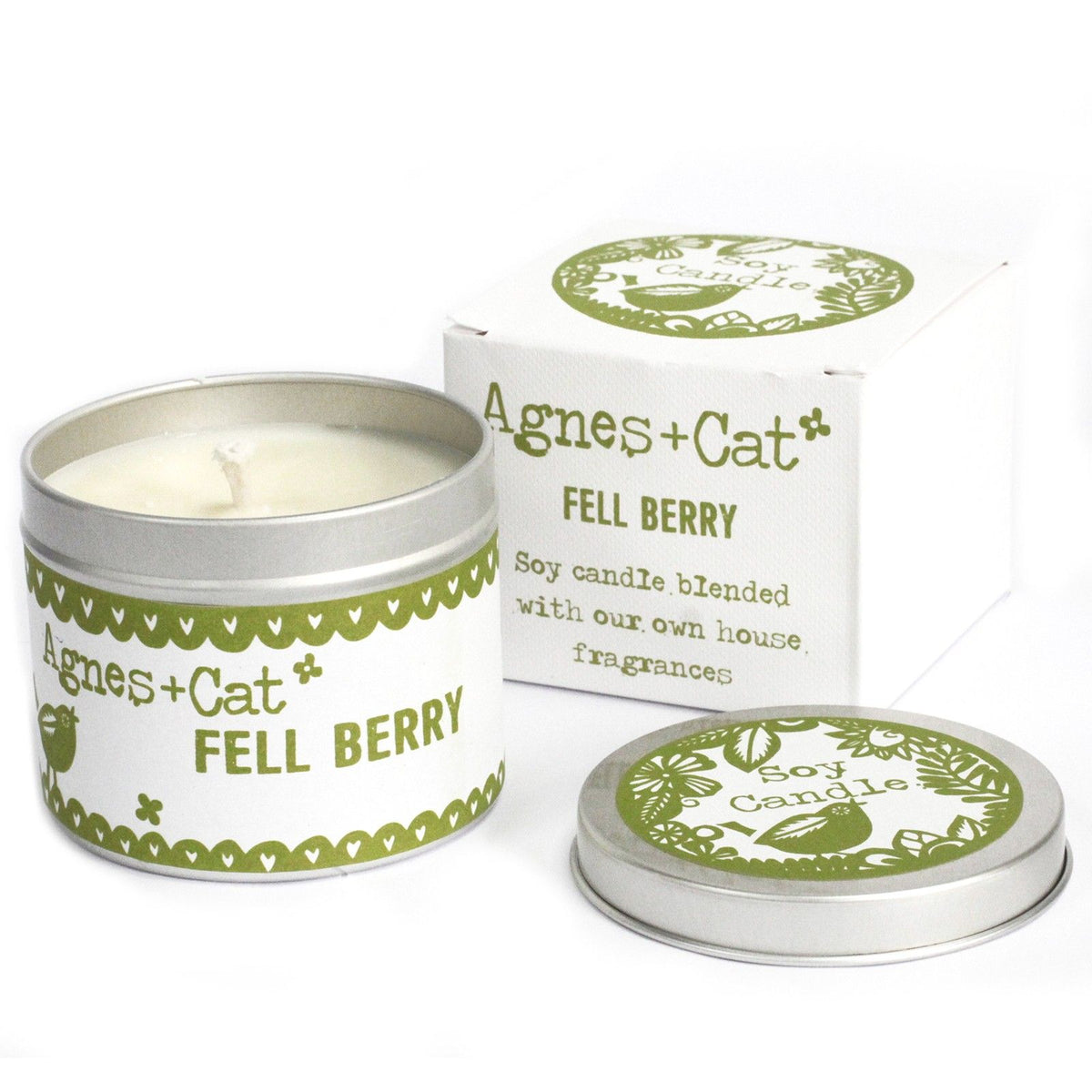 Vela de Soja em Lata – Frutos Silvestres (Fell Berry) – 200 ml | Agnes + Cat