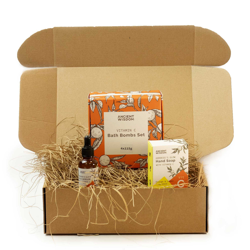 Conjunto Brightening Boost com Vitamina C | Ancient Wisdom