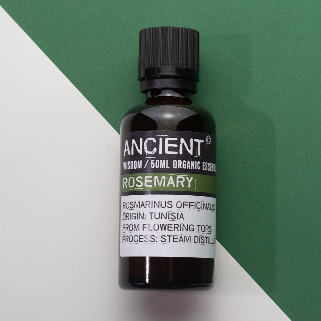 Óleo Essencial Biológico de Alecrim 100% Puro – 50 ml | Ancient Wisdom