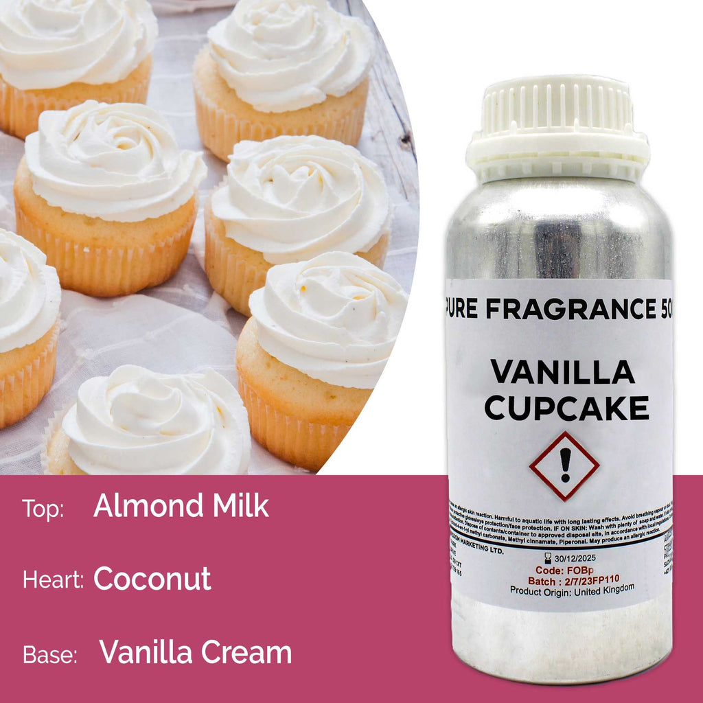 Óleo de Fragrância Puro Cupcake de Baunilha – 500 ml | Ancient Wisdom