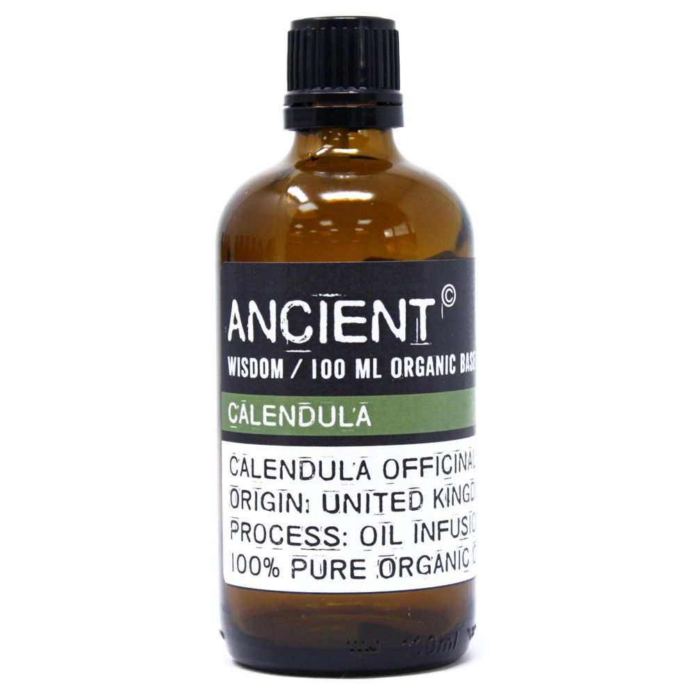 Óleo Base Biológico de Calêndula 100% Puro – 100 ml | Ancient Wisdom