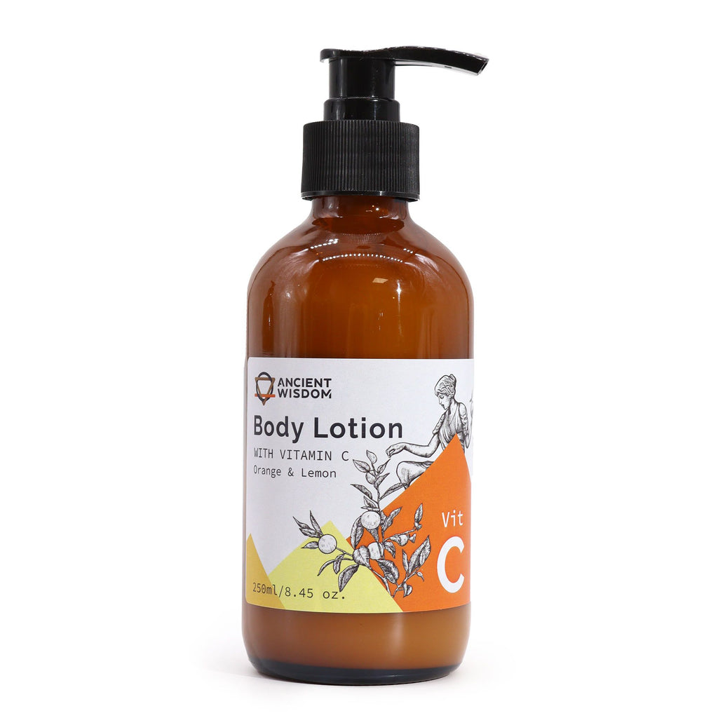 Loção Corporal Goddess’s Glow com Vitamina C, Laranja e Limão – 250 ml | Ancient Wisdom