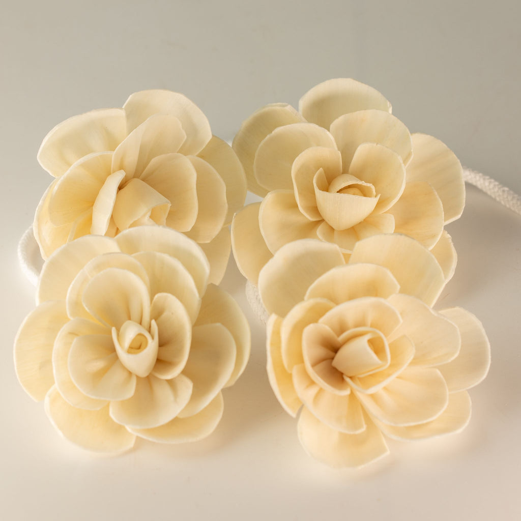 Flor para Difusor em Madeira de Sola – Lótus Pequeno com Cordão | Ancient Wisdom