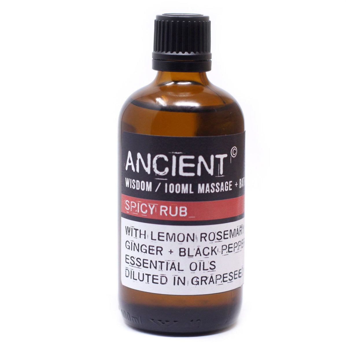 ANCIENT WISDOM - Óleo de Massagem Spicy Rub - 100 ml