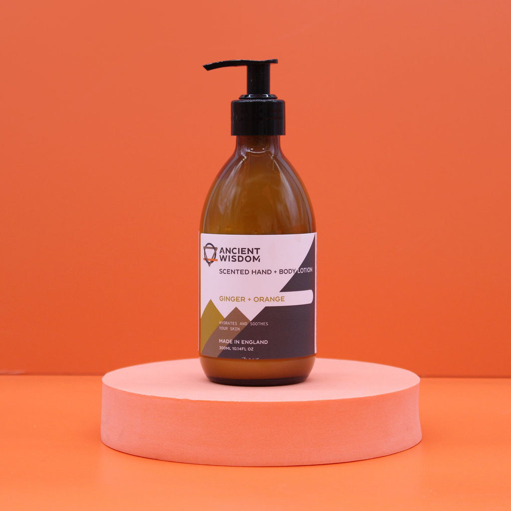 Loção de Mãos e Corpo Gengibre e Laranja – 300 ml | Ancient Wisdom