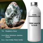 Óleo de Fragrância Puro Ágata de Árvore e Oud – 500 ml | Ancient Wisdom