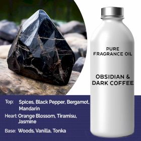 Óleo de Fragrância Puro Obsidiana e Café Escuro – 500 ml | Ancient Wisdom