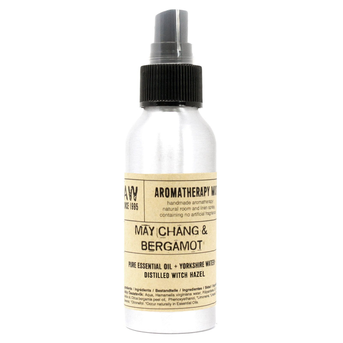 Bruma de Óleos Essenciais May Chang e Bergamota – 100 ml | Ancient Wisdom