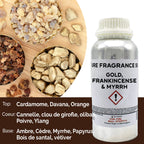 Óleo de Fragrância Puro Ouro, Olíbano e Mirra – 500 ml | Ancient Wisdom