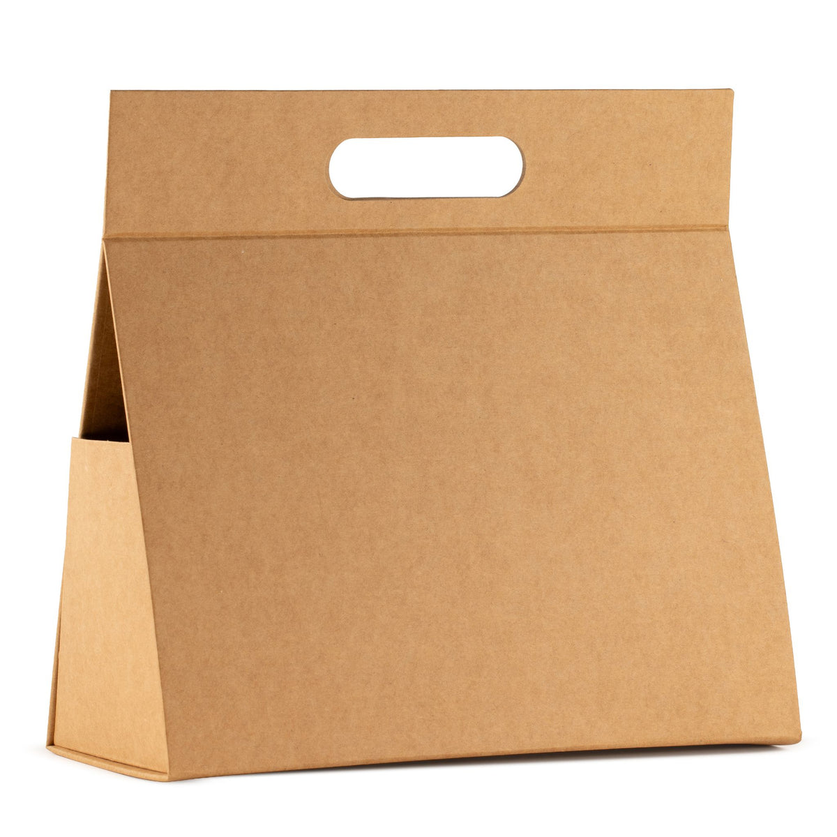Caixa de Oferta Desmontável Grande com Pega – 28 × 12,5 × 26 cm – Kraft | Ancient Wisdom