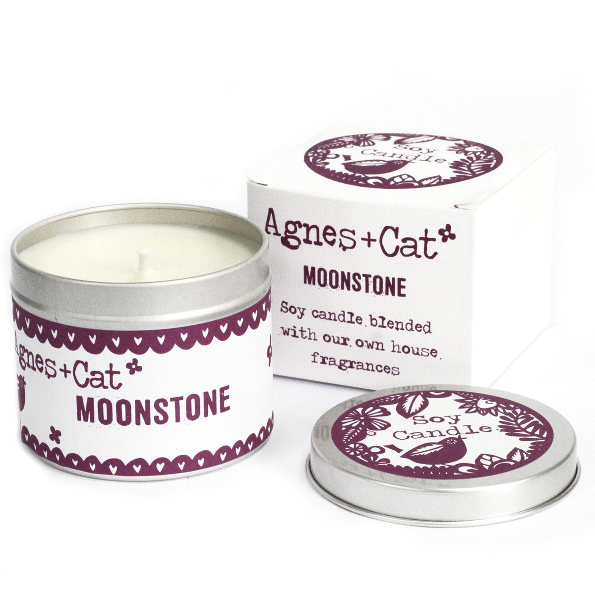 Vela de Soja em Lata – Moonstone – 200 ml | Agnes + Cat