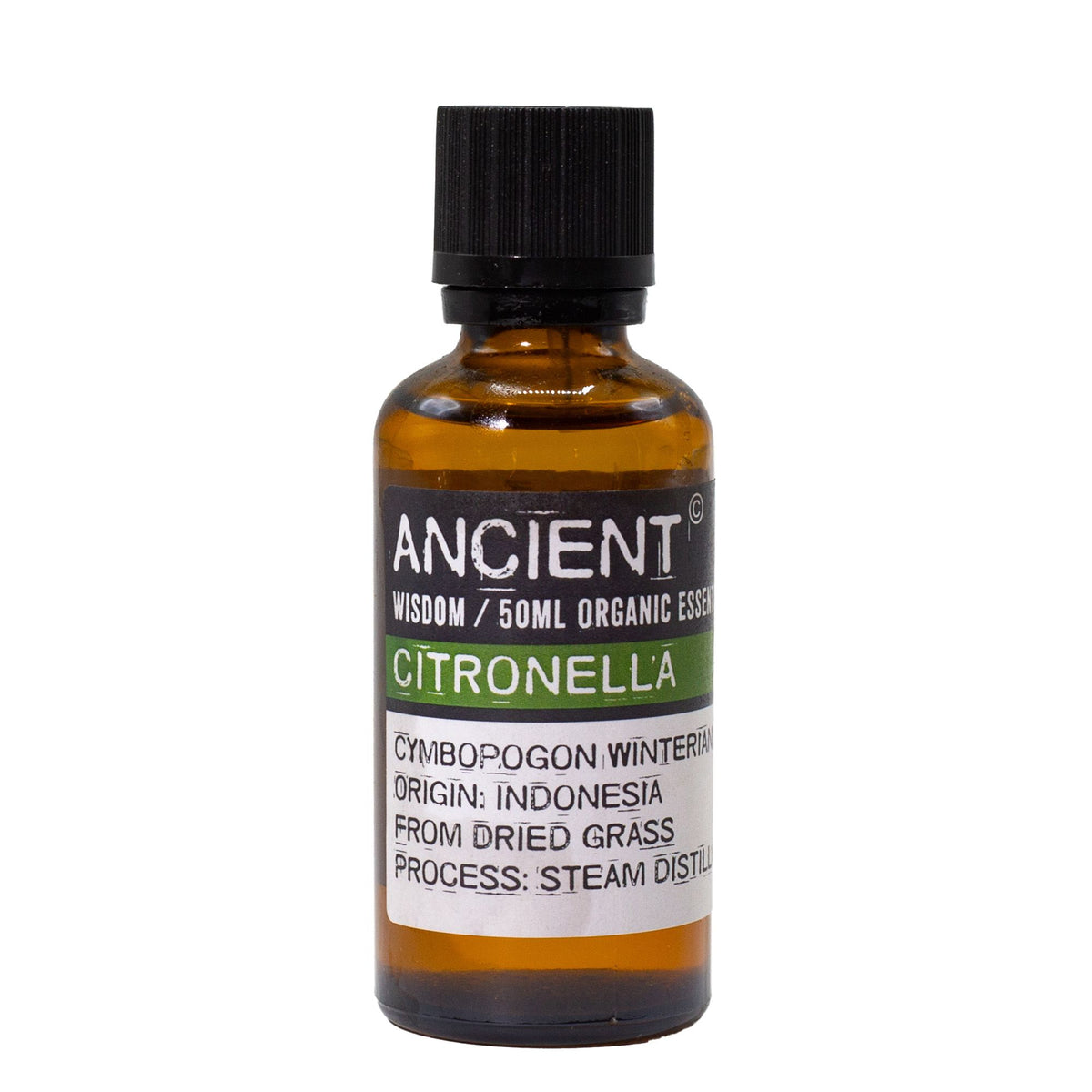 Óleo Essencial Biológico de Citronela 100% Puro – 50 ml | Ancient Wisdom