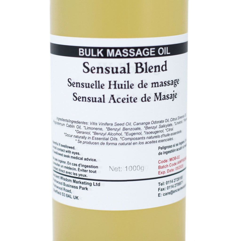 Óleo de Massagem Sensual com Ylang-Ylang e Patchouli – 1 kg | Ancient Wisdom