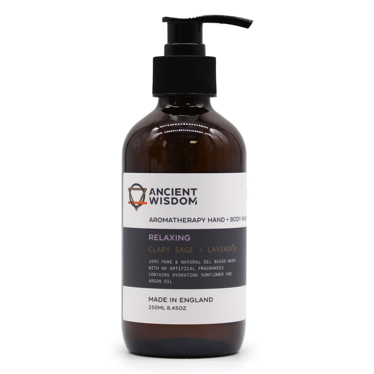 ANCIENT WISDOM - Gel de Lavagem para Mãos e Corpo Sálvia-Esclareia e Lavanda 250 ml