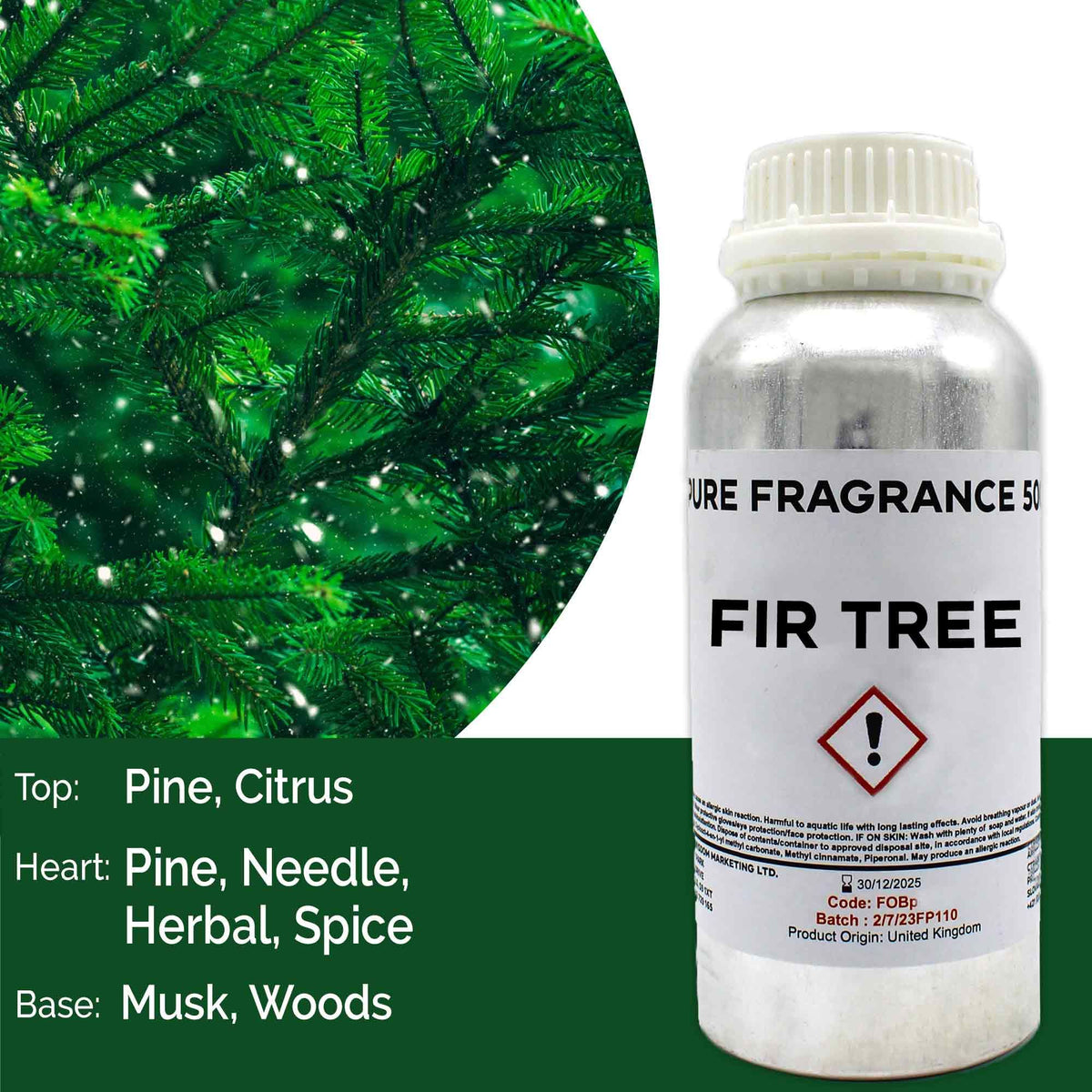 Óleo de Fragrância Puro Abeto – 500 ml | Ancient Wisdom