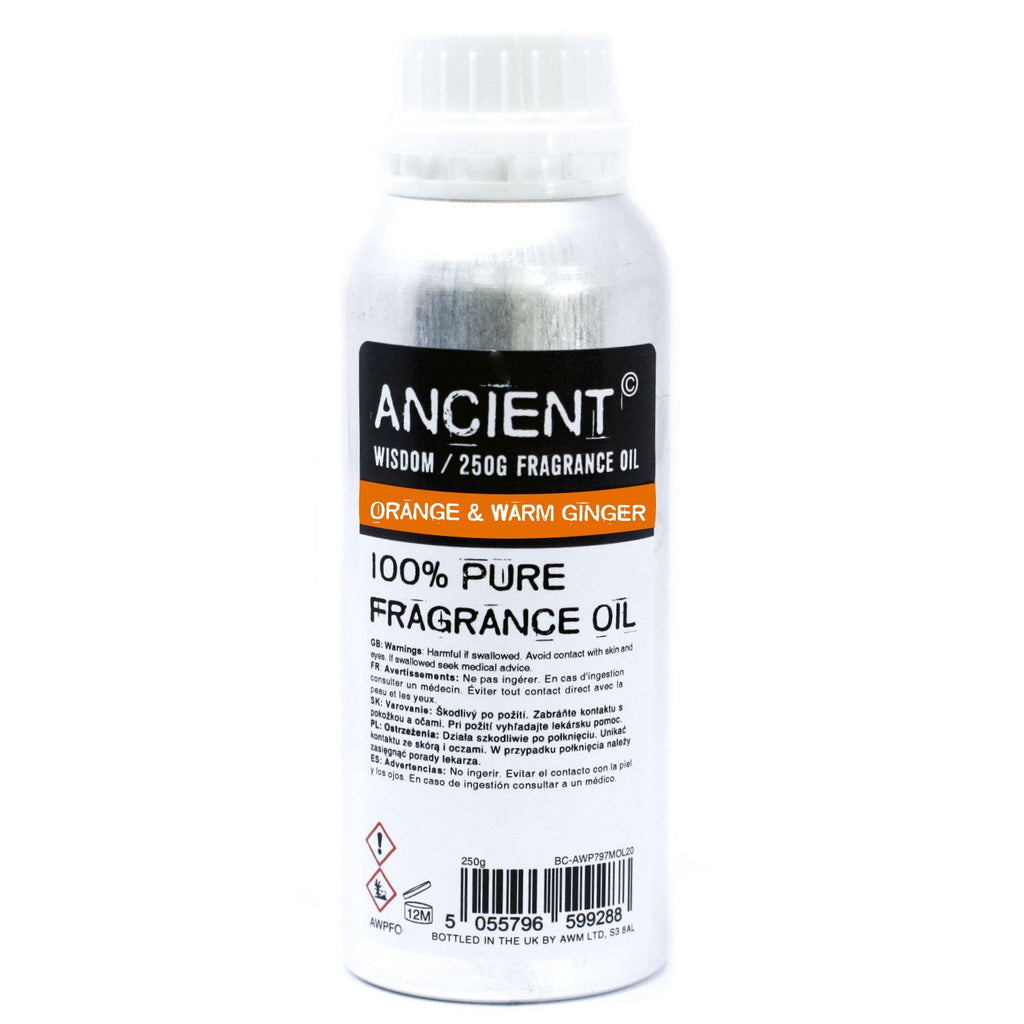 Óleo de Fragrância Puro Laranja e Gengibre Quente – 250 g | Ancient Wisdom