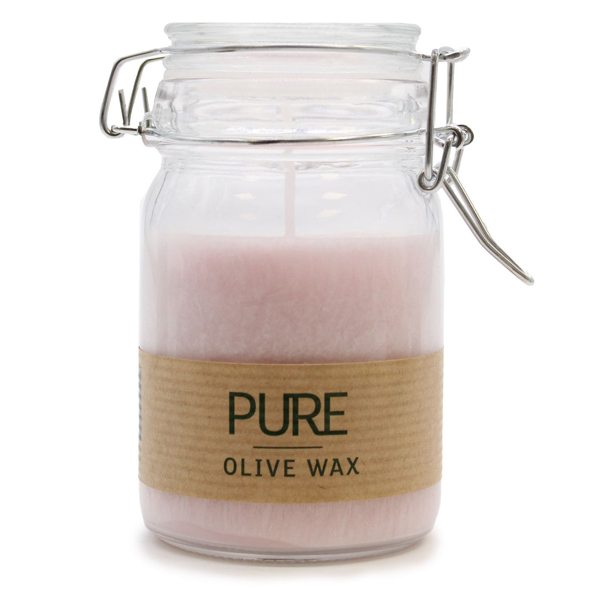 Vela de Cera de Oliveira em Frasco 120×70 mm – Rosa Antigo | Ancient Wisdom